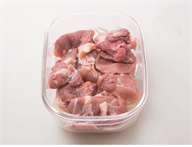 鶏肉の辛子じょうゆ（レンチン！）